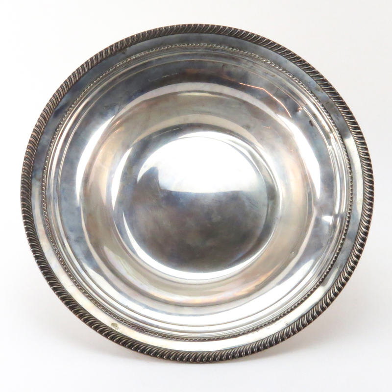 Vintage Sterling Silver Footed Bowl