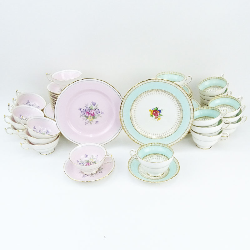 Two Partial Paragon Bone China Dessert Sets