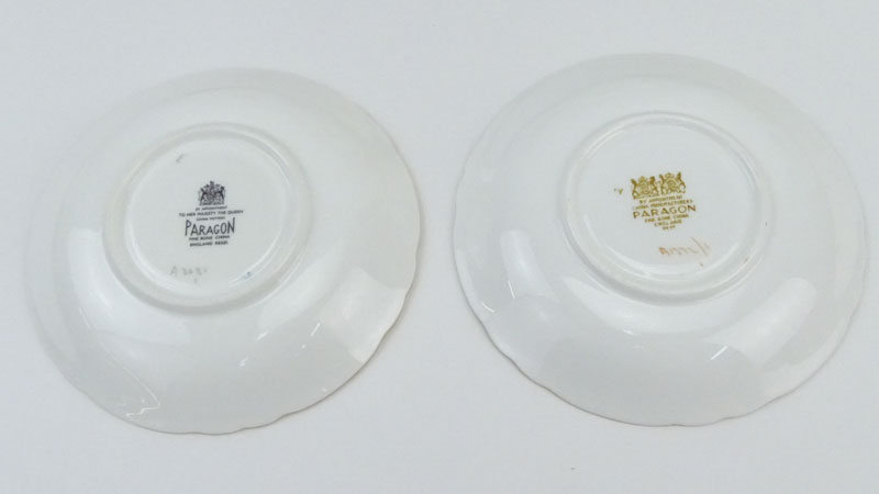 Two Partial Paragon Bone China Dessert Sets