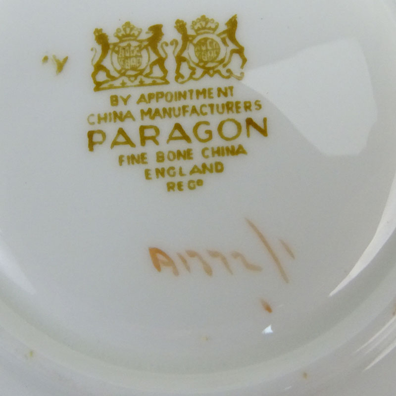 Two Partial Paragon Bone China Dessert Sets