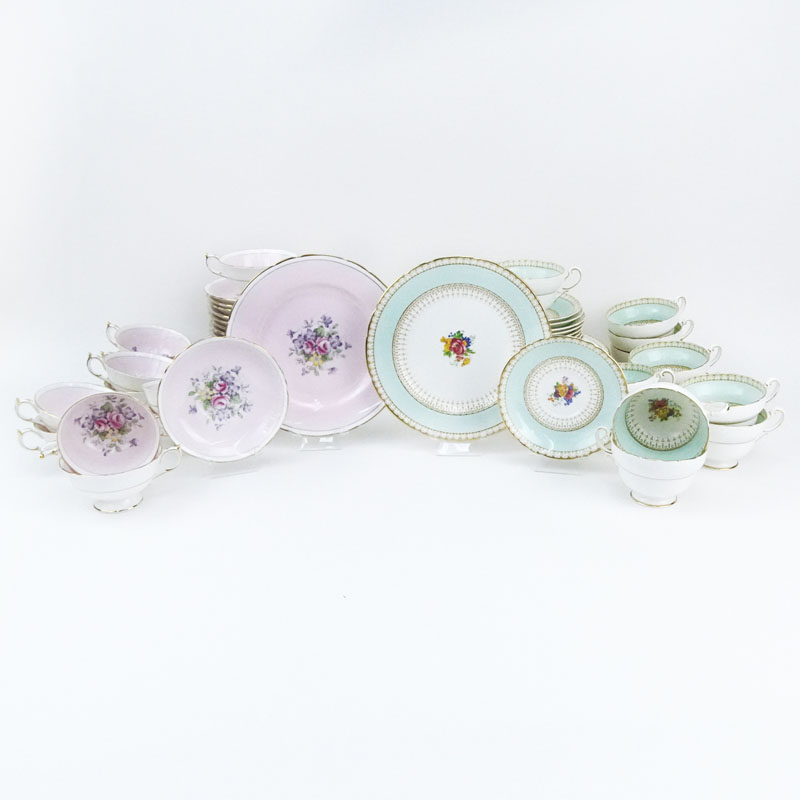 Two Partial Paragon Bone China Dessert Sets