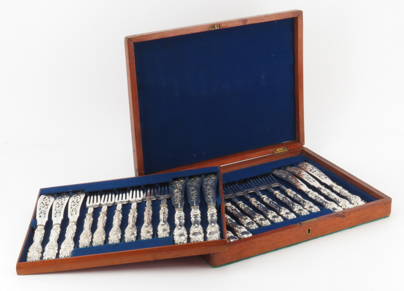 Set of Twelve (12) Richard Martin, Hall & Co