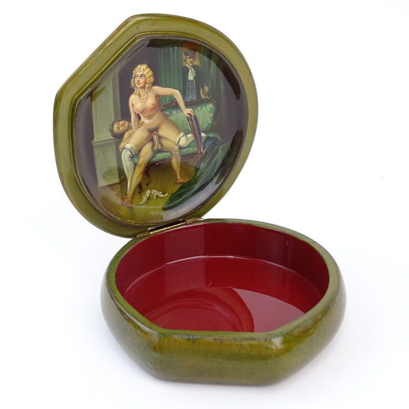 Russian "Erotica" Lacquered Box