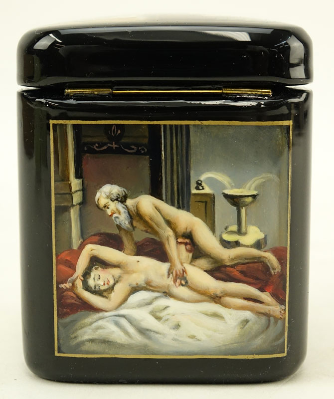 Russian "Erotica" Lacquered Box