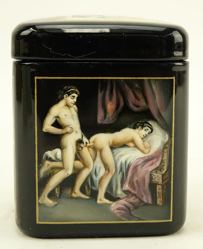 Russian "Erotica" Lacquered Box