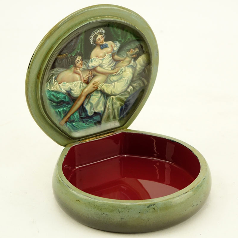 Russian "Erotica" Lacquered Box