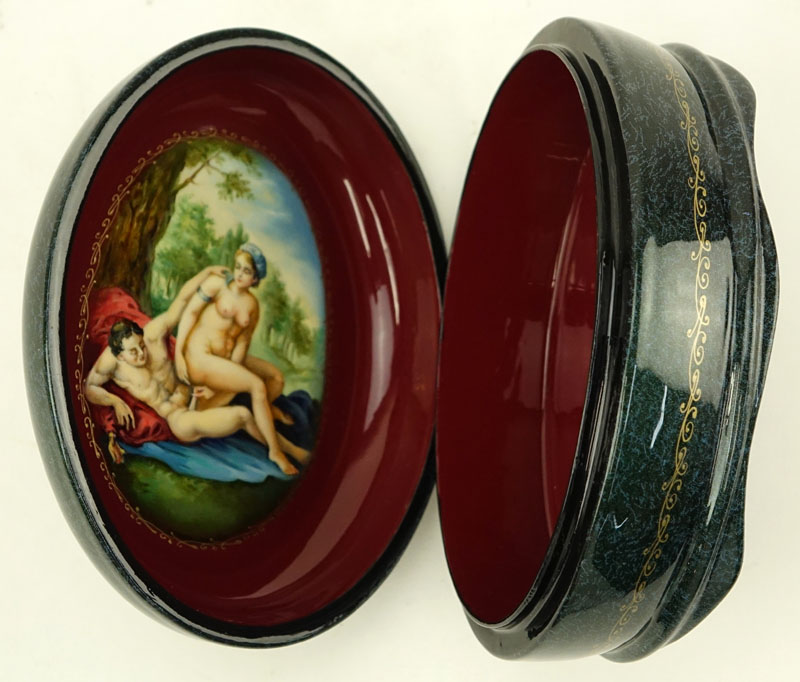 Russian "Erotica" Lacquered Box