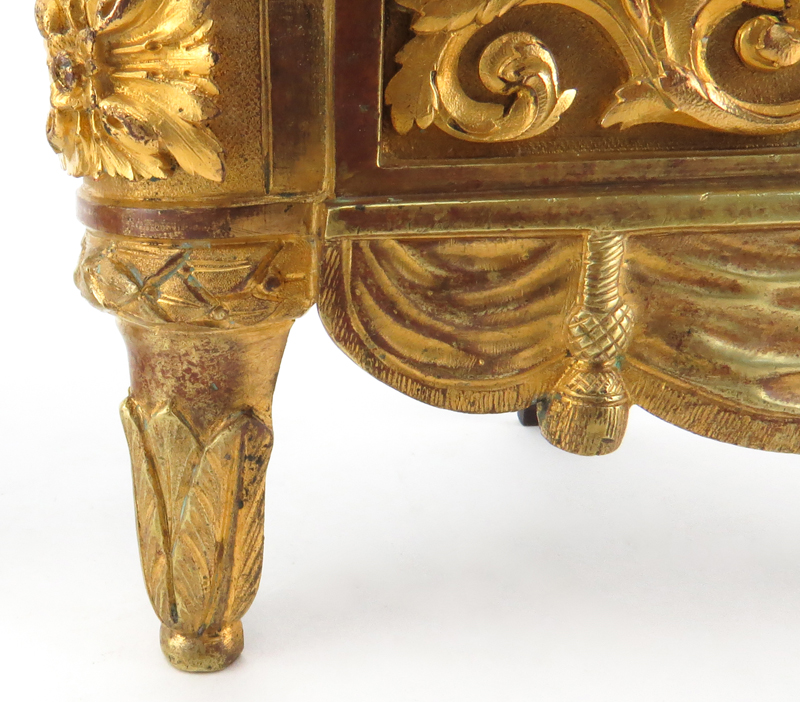 Pair of 19th Century French Louis XVI Style Gilt Bronze Chenets