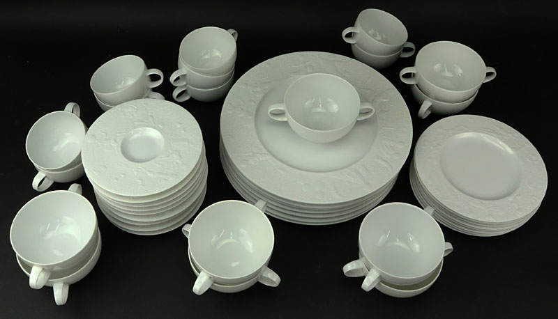 Forty Five (45) Piece Rosenthal - Continental Magic Flute Bjorn Winblad Porcelain Dinner Service