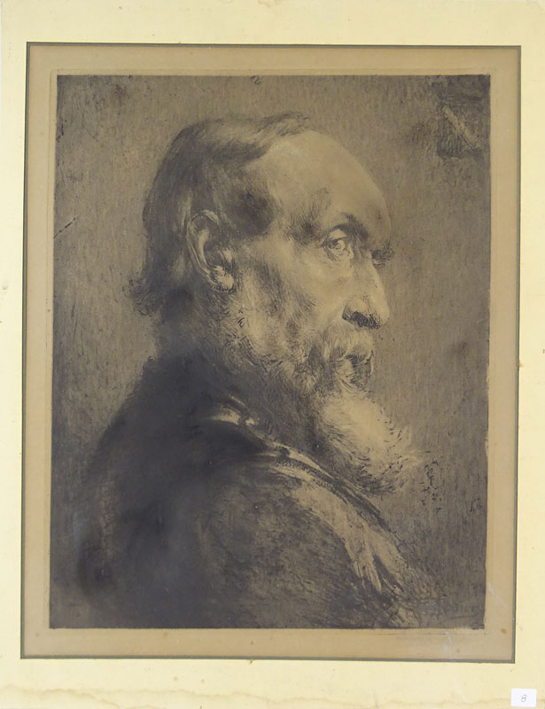 19th Century Etching "Leo Tolstoy"