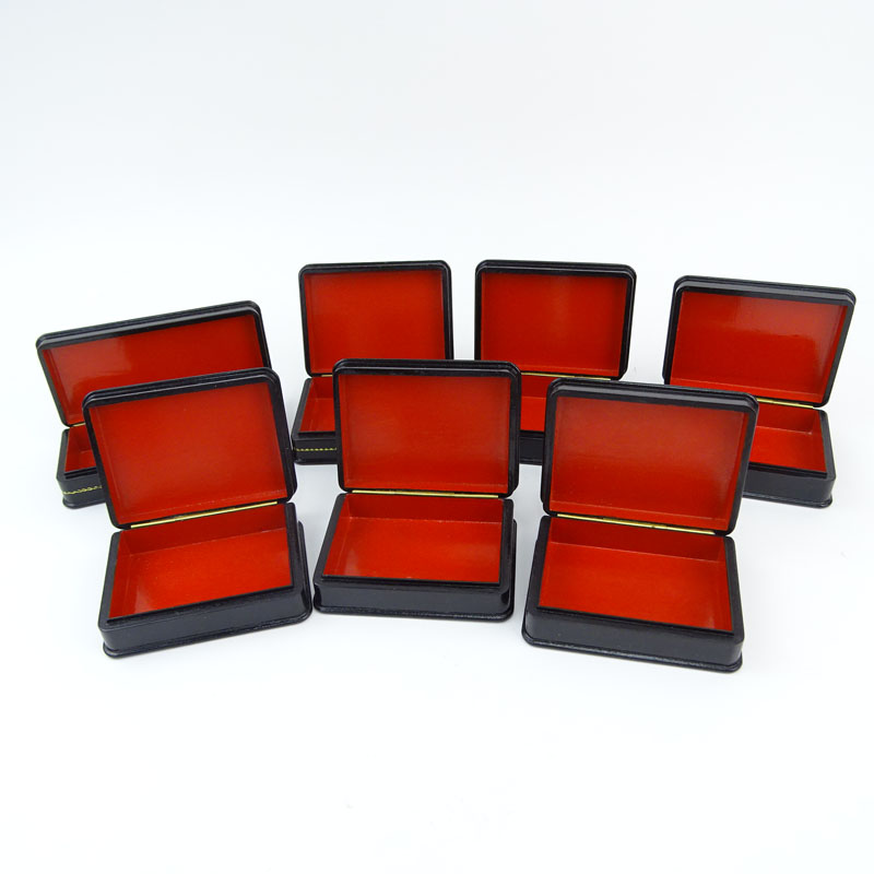 Collection of Seven (7) Russian Lacquer Boxes