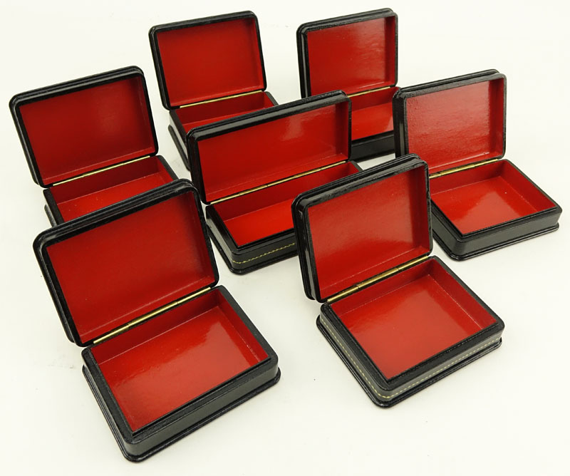 Collection of Seven (7) Russian Lacquer Boxes