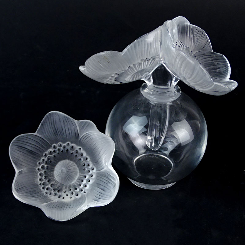 Grouping of Two (2) Lalique France Crystal Tablewares