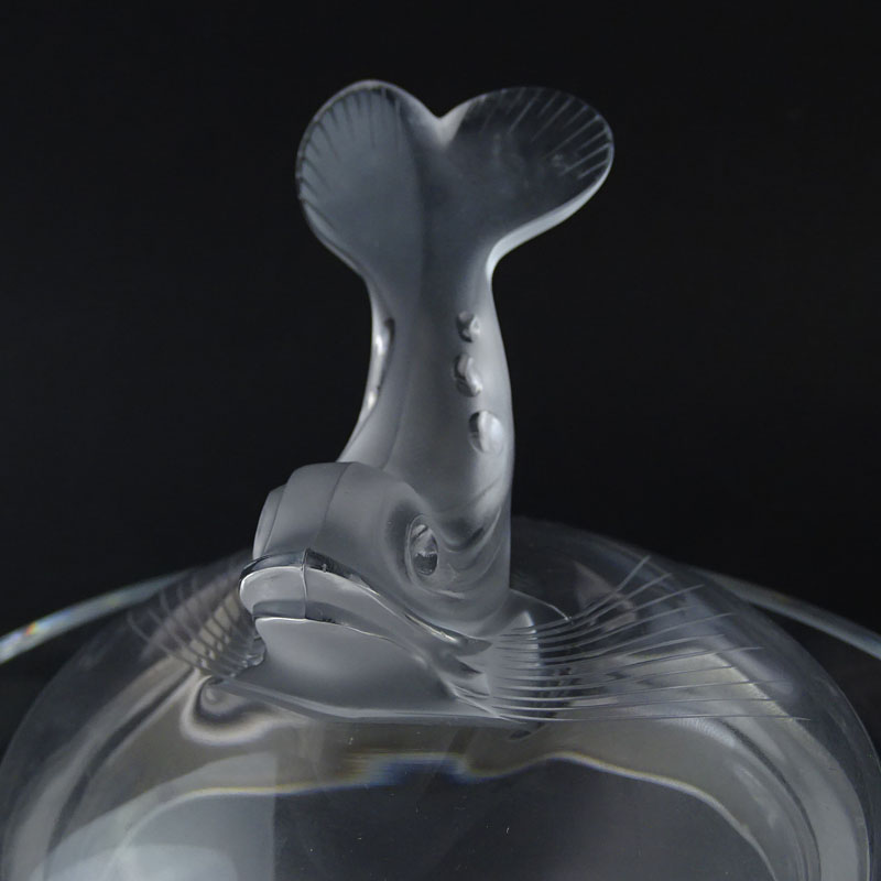 Lalique "Igor" Crystal Caviar Server