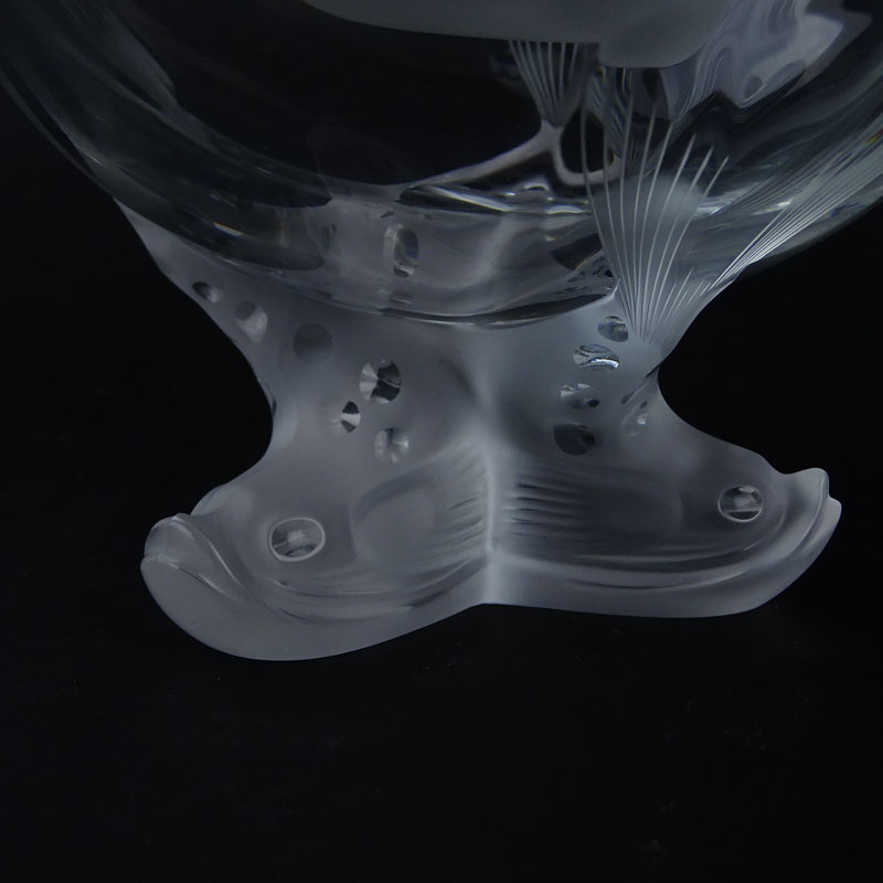 Lalique "Igor" Crystal Caviar Server