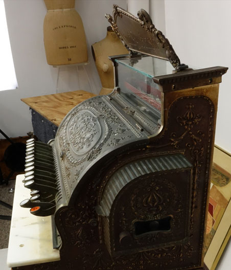 Antique Brass National Cash Register