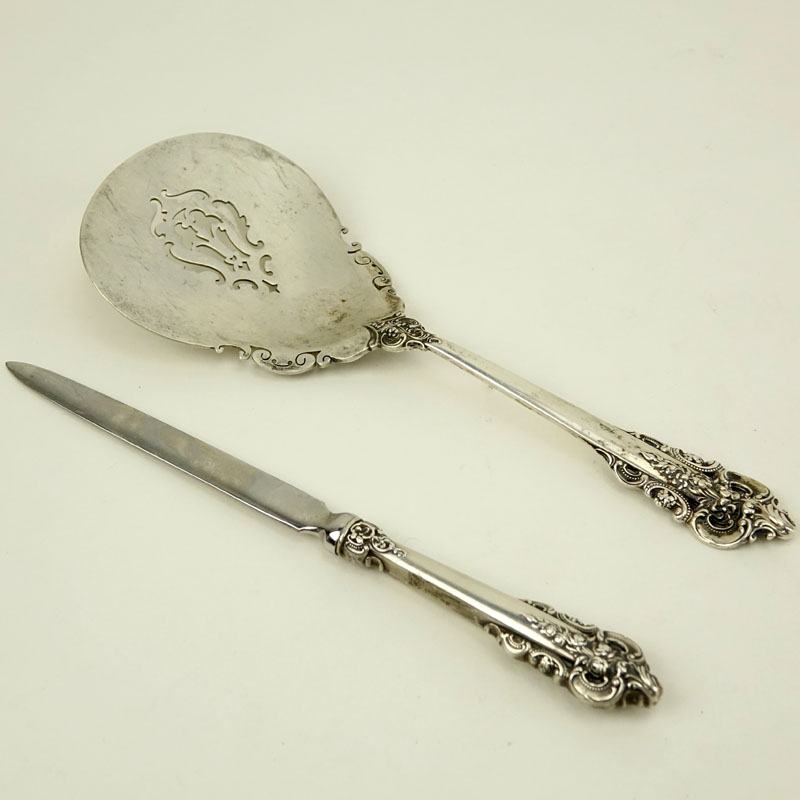 Two (2) Wallace Grande Baroque Sterling Silver Utensils