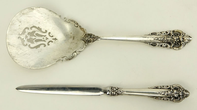 Two (2) Wallace Grande Baroque Sterling Silver Utensils