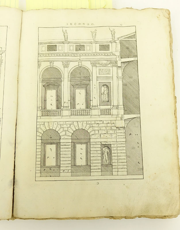 Andrea Palladio, Italian (1508-1580) I quattro libri dell'architettura, Venice 1570 (The Four Books of Architecture) in Hardcover Binding