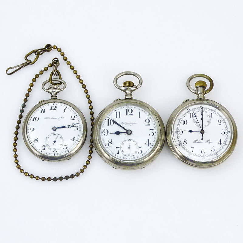 Three (3) Vintage Pocket watches