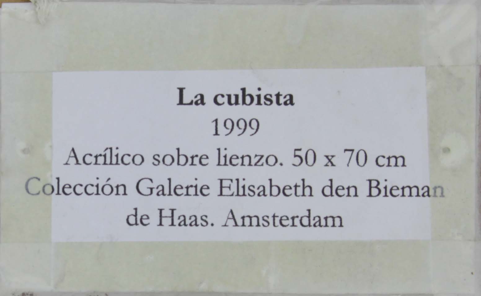 Corneille, Dutch (1922-2010) Circa 1990 Acrylic on Canvas, "La Cubista"