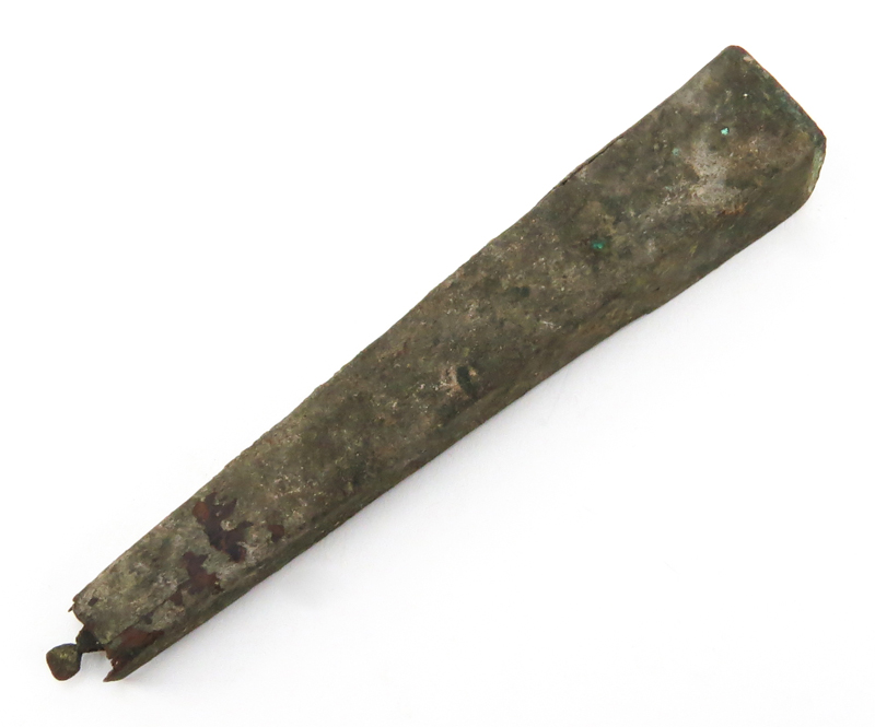 Ancient Judaica Bronze Mezuzah