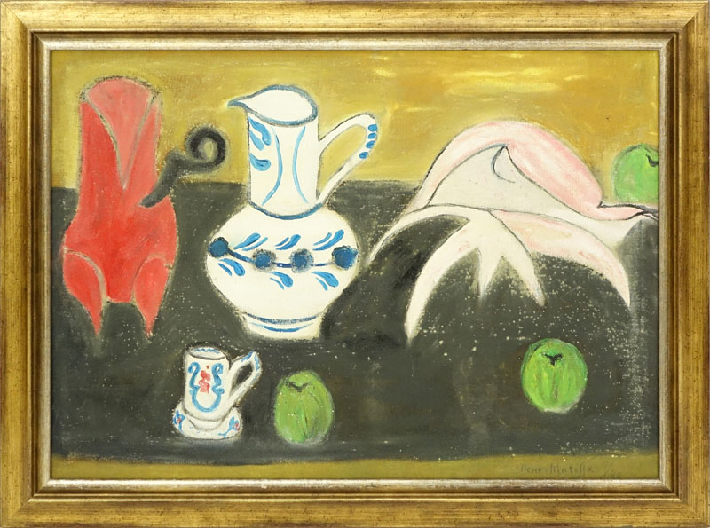 20th Century Oil on Artist Board, Still Life