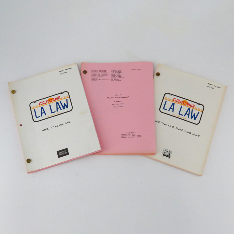 Three (3) LA Law Scripts, Script No