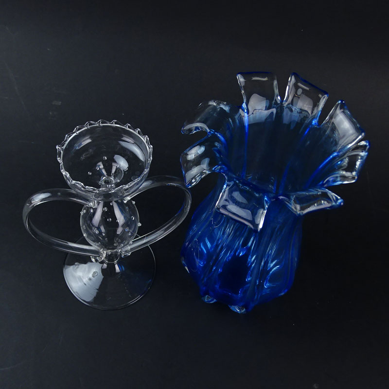 Two Murano Glass Vases