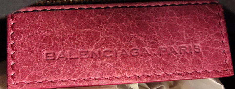 Balenciaga Pink Leather City Bag