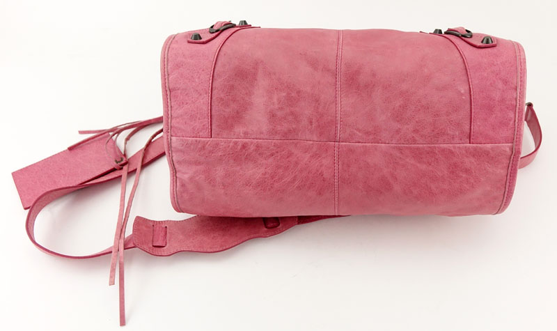 Balenciaga Pink Leather City Bag