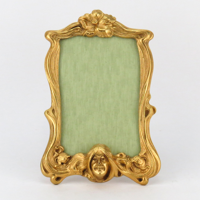 Art Nouveau Gilt Bronze Picture Frame