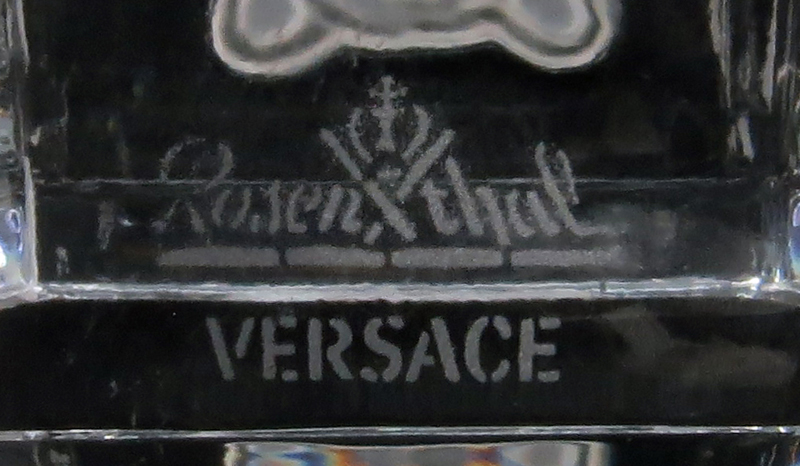 Twelve (12) Versace for Rosenthal Crystal Treasury Napkin Rings