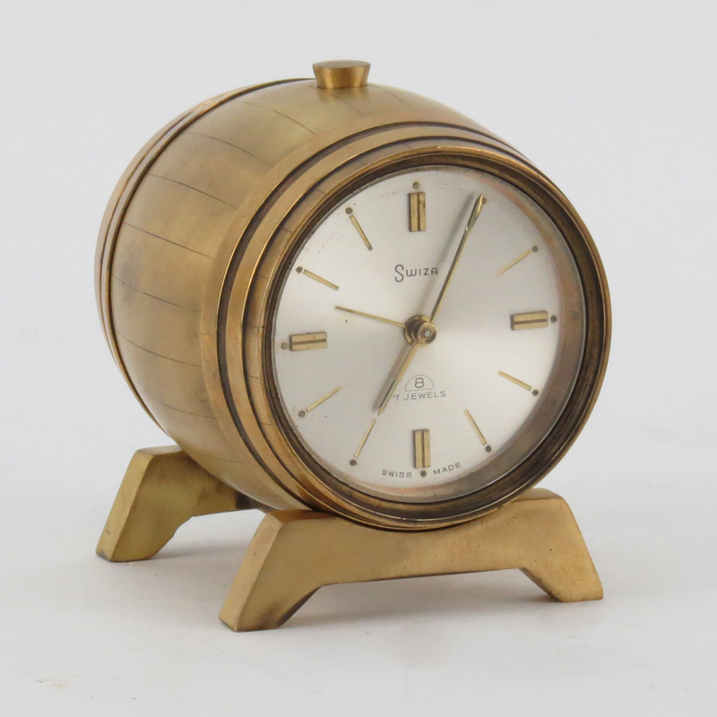 Swiza Art Deco 8 Day Swiss Made Desk Clock