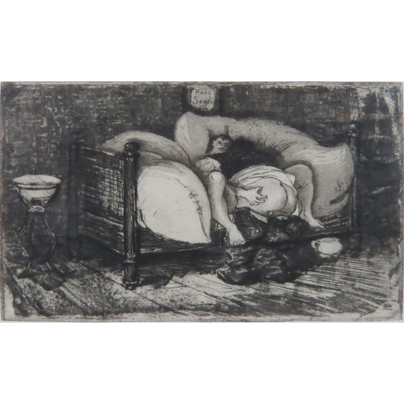 19th Century German Erotica Etching Kodner Auctions