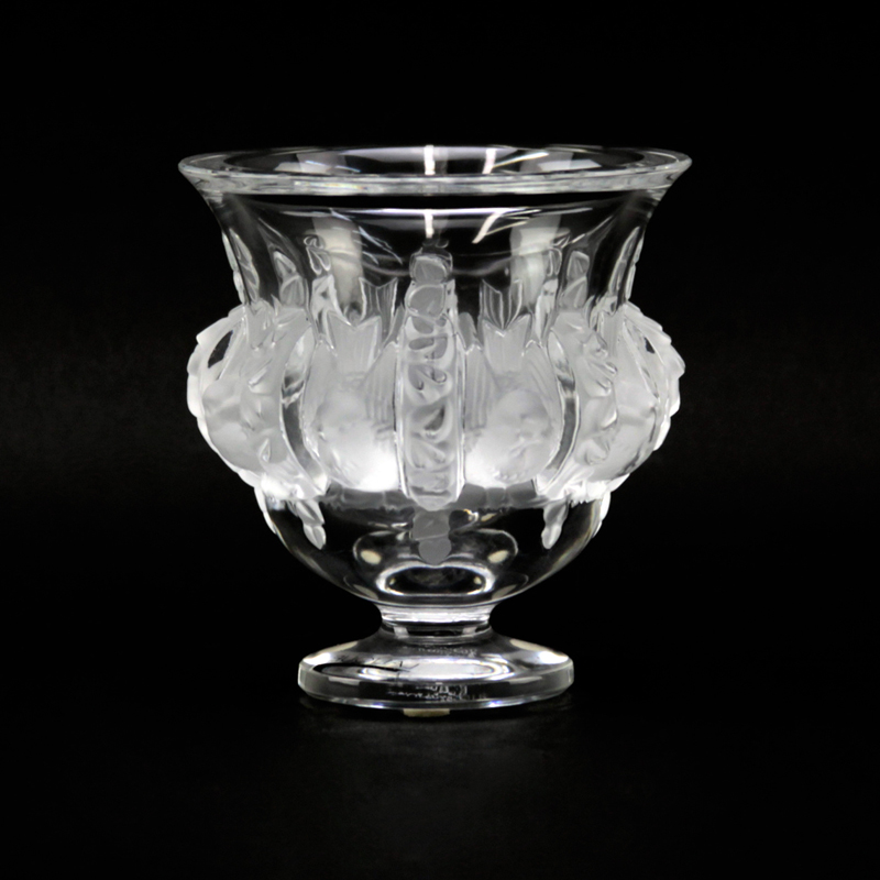 Lalique Crystal "Dampierre" Vase