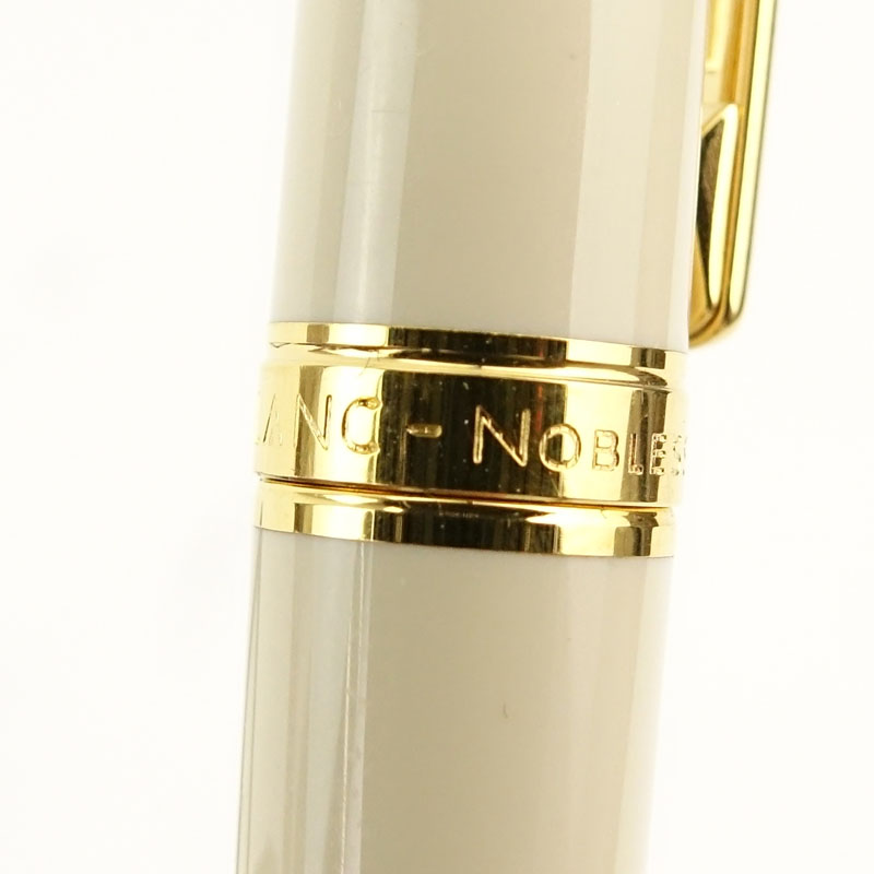 Mont Blanc Cream Noblesse Oblige Rollerball Pen In Box