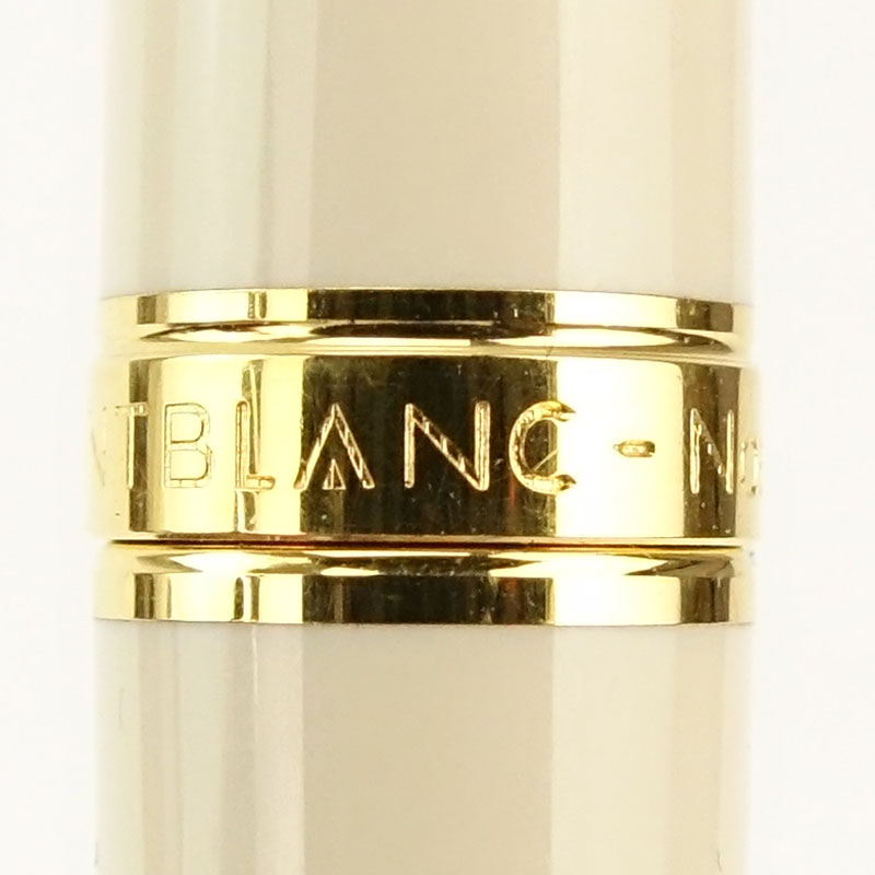 Mont Blanc Cream Noblesse Oblige Rollerball Pen In Box