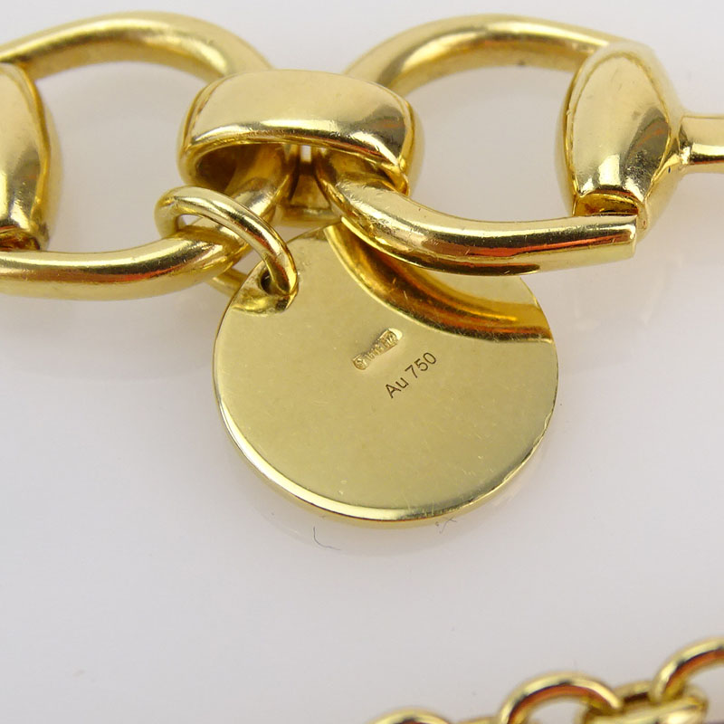 Gucci 18 Karat Yellow Gold Horsebit Necklace