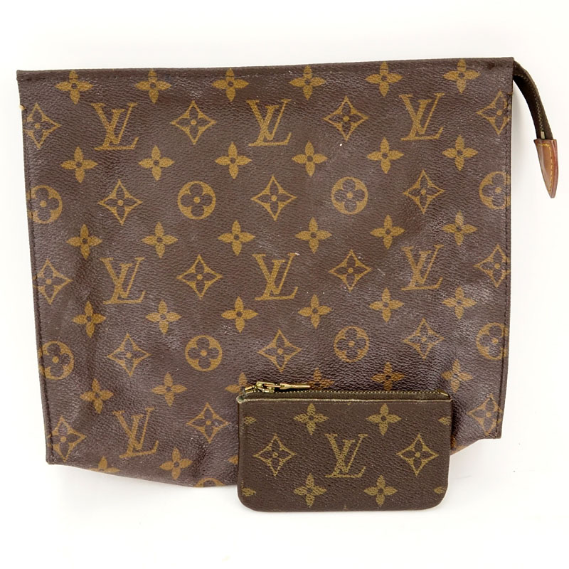 Louis Vuitton Monogram Canvas Toiletry Pouch and Key Pouch