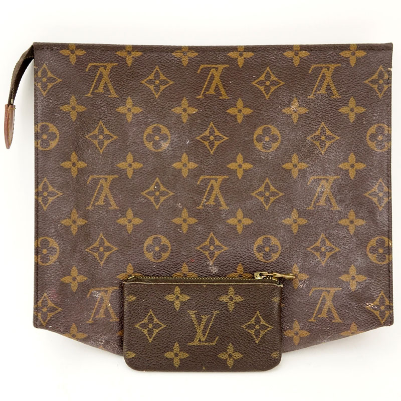 Louis Vuitton Monogram Canvas Toiletry Pouch and Key Pouch