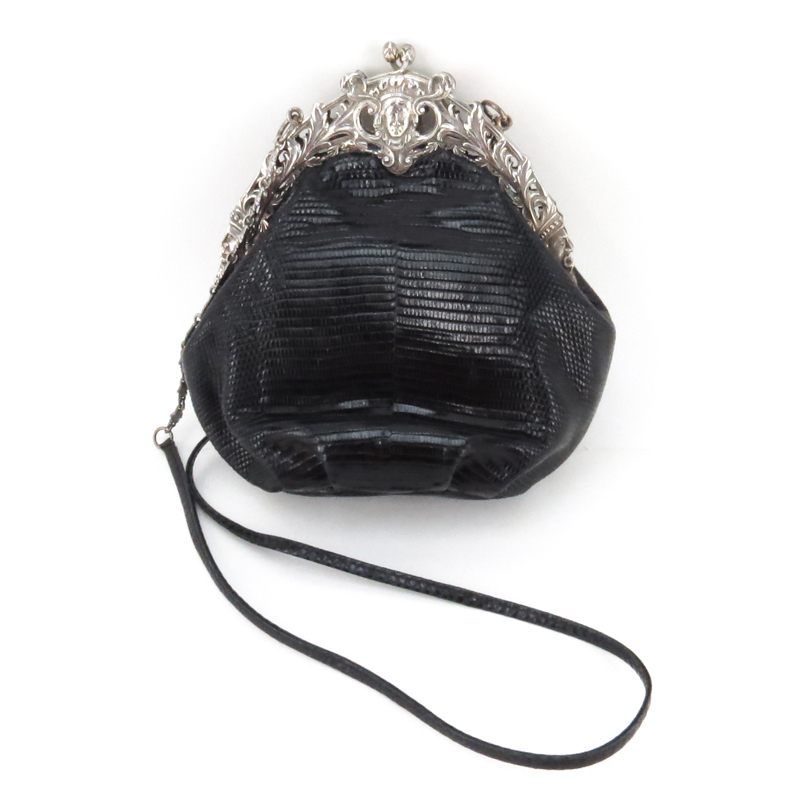 Silver framed Handbag