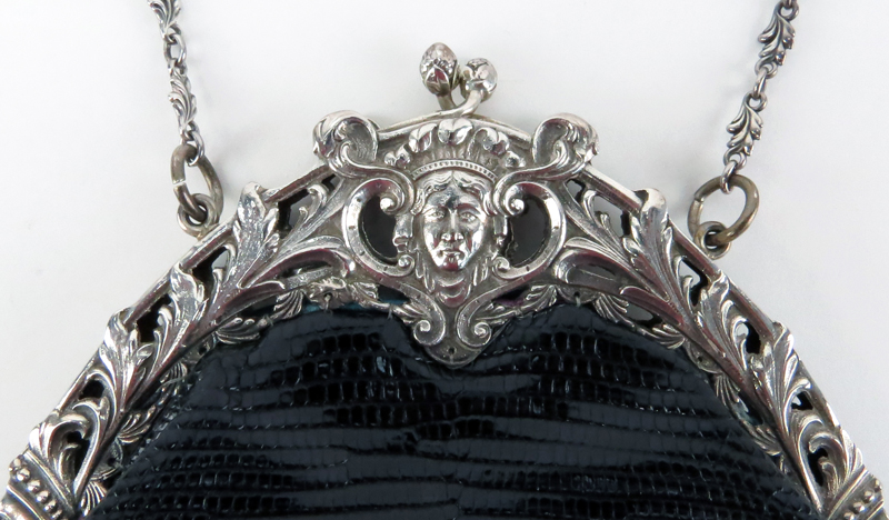 Silver framed Handbag