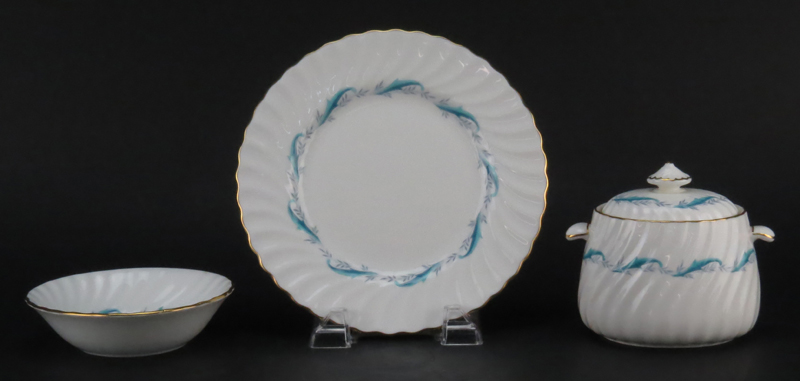 Seventy Five (75) Piece Minton "Downing" Porcelain Dinnerware