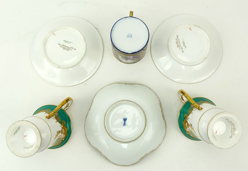 Grouping of Six (6) Antique Porcelain Tableware