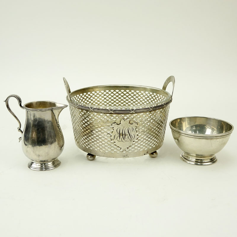 Grouping of Three (3) Sterling Silver Tableware