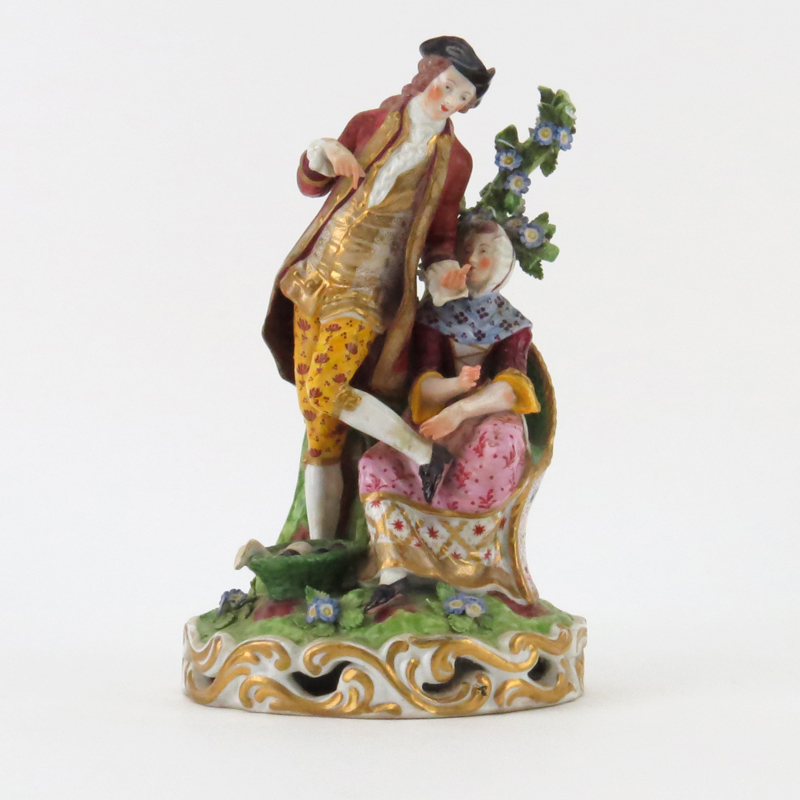 19th Century English Derby  Victorian Porcelain Group