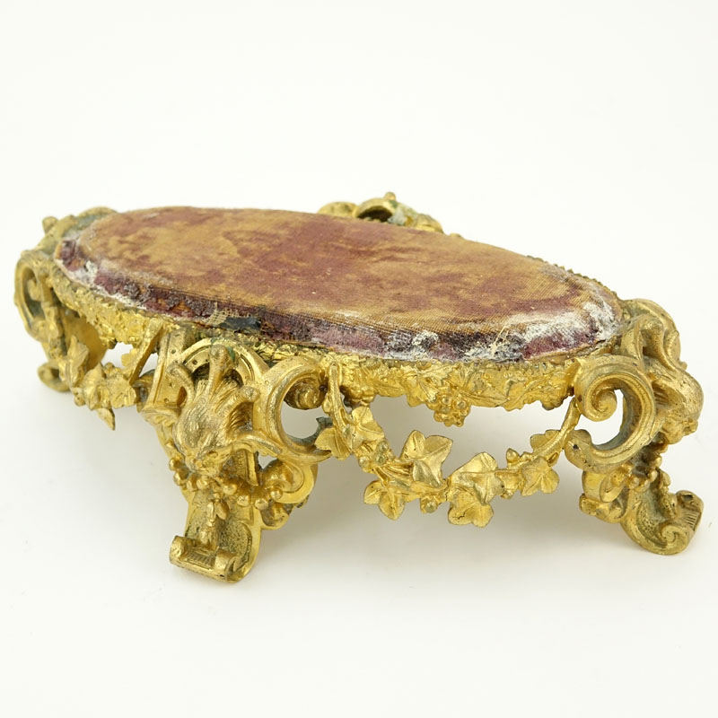 19th Century Rococo style Gilt Bronze Base