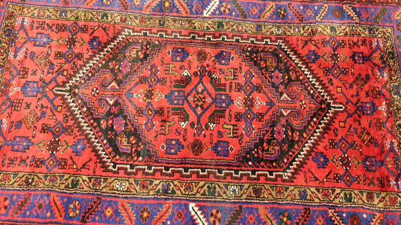 Semi-Antique Handmade Persian Style Rug