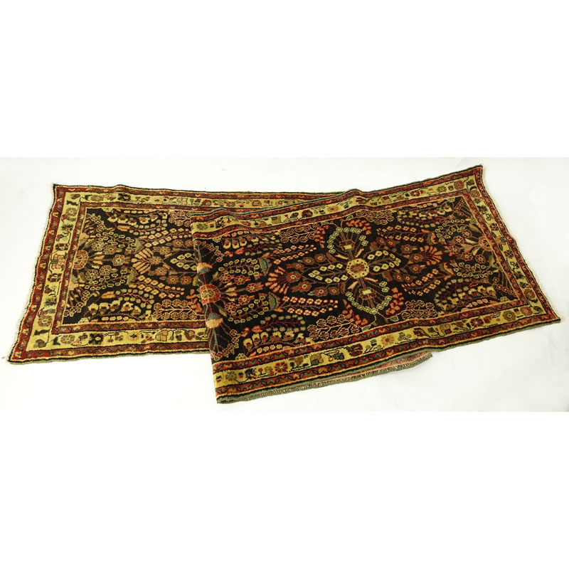 Semi-Antique Handmade Persian Style Runner